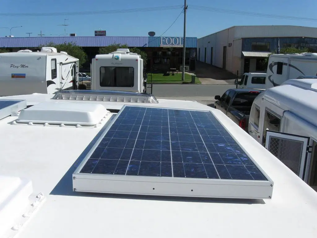 Alfa img - Showing &gt; RV Solar Panel Installation