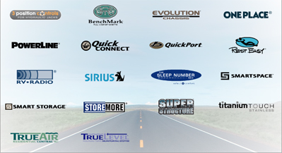The official logos for each of the Winnebago exclusive features mentioned above. winnebago-industries-exclusive-features.jpg