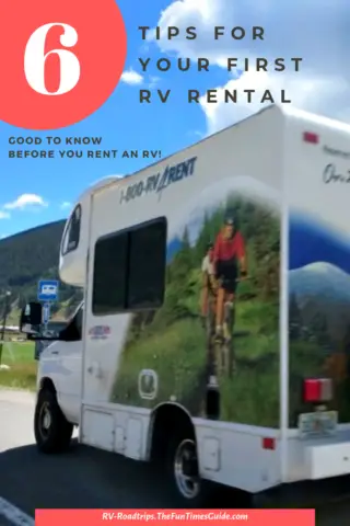 6 handy tips before your first time renting an RV! Here's what you need to know about renting RVs + How to where everything is on an RV rental.