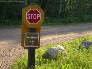 A sign for the campground near the ATV trails at Nemadji State Forest. photo by Curtis at TheFunTimesGuide.com