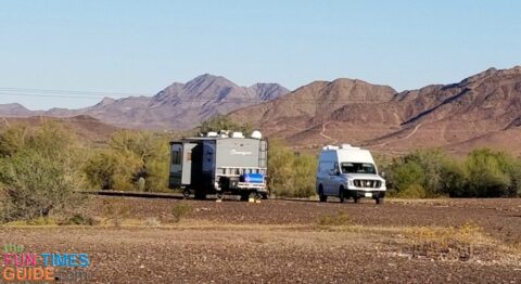 Off-grid RV living in Arizona