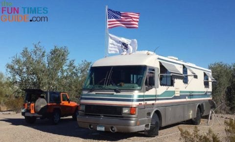 Cheap RV living is attainable for about $500 a month -- whether you drive and park for free for 1 month, or you spend a month at a time in an RV park.