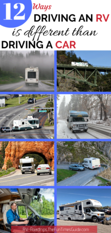 12 ways driving an RV is different than driving a car.