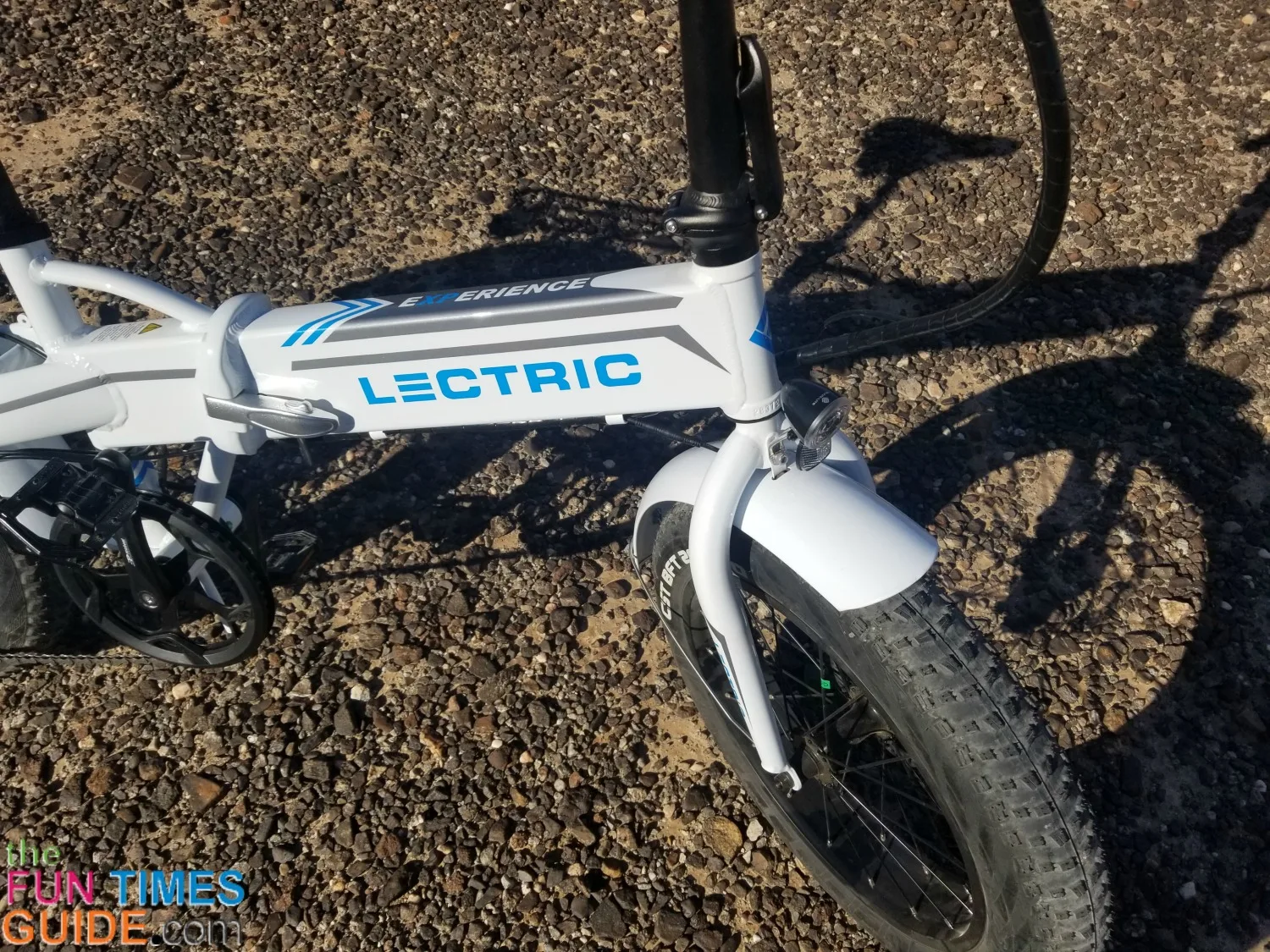 A closeup of my Lectric XP eBike.