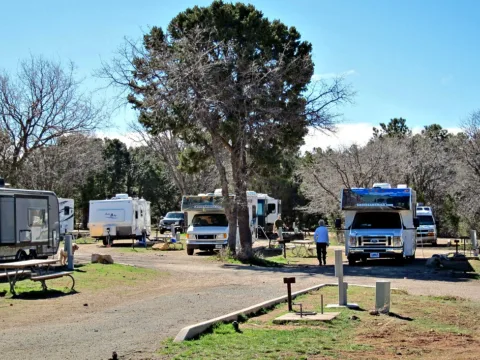 Campground in the South Rim at Grand Canyon National Park. 
