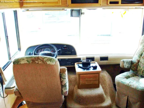 A look inside a used motorhome for sale.