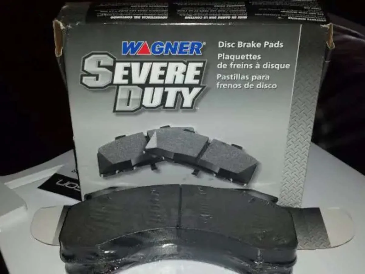 The new RV brake pads I bought for my motorhome. 