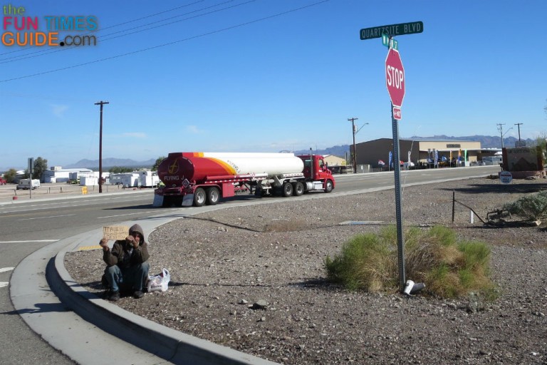 An RVer's Point Of View Of Quartzsite AZ What It's REALLY Like