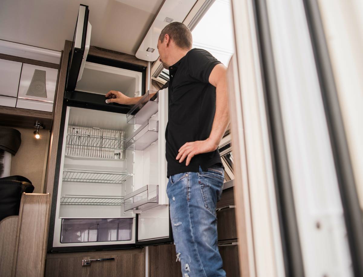 refrigerator replacement travel trailer