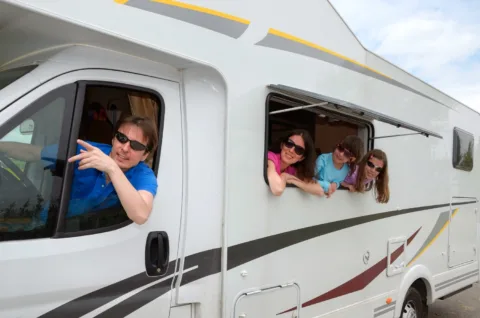 See what the RV seat belt laws are by state for children and adults riding inside RVs.