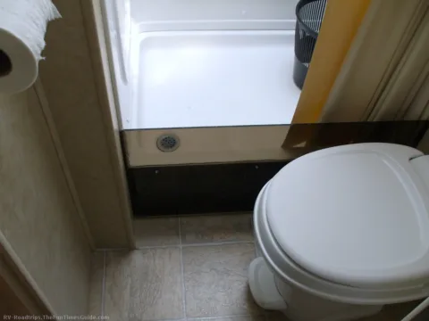 The typical RV toilet