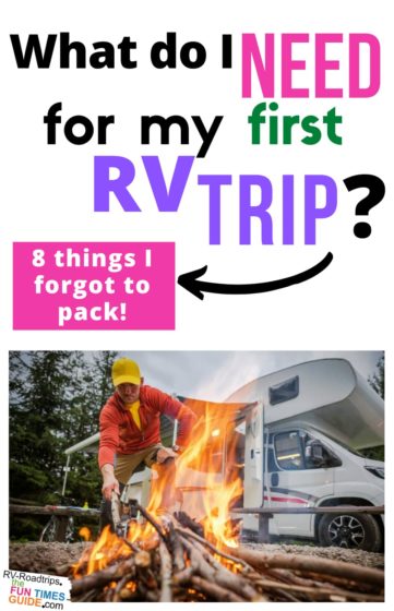 Must have RV supplies and accessories for your first RV trip!