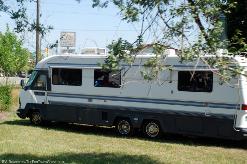 What factors affect the trade-in value of an RV?